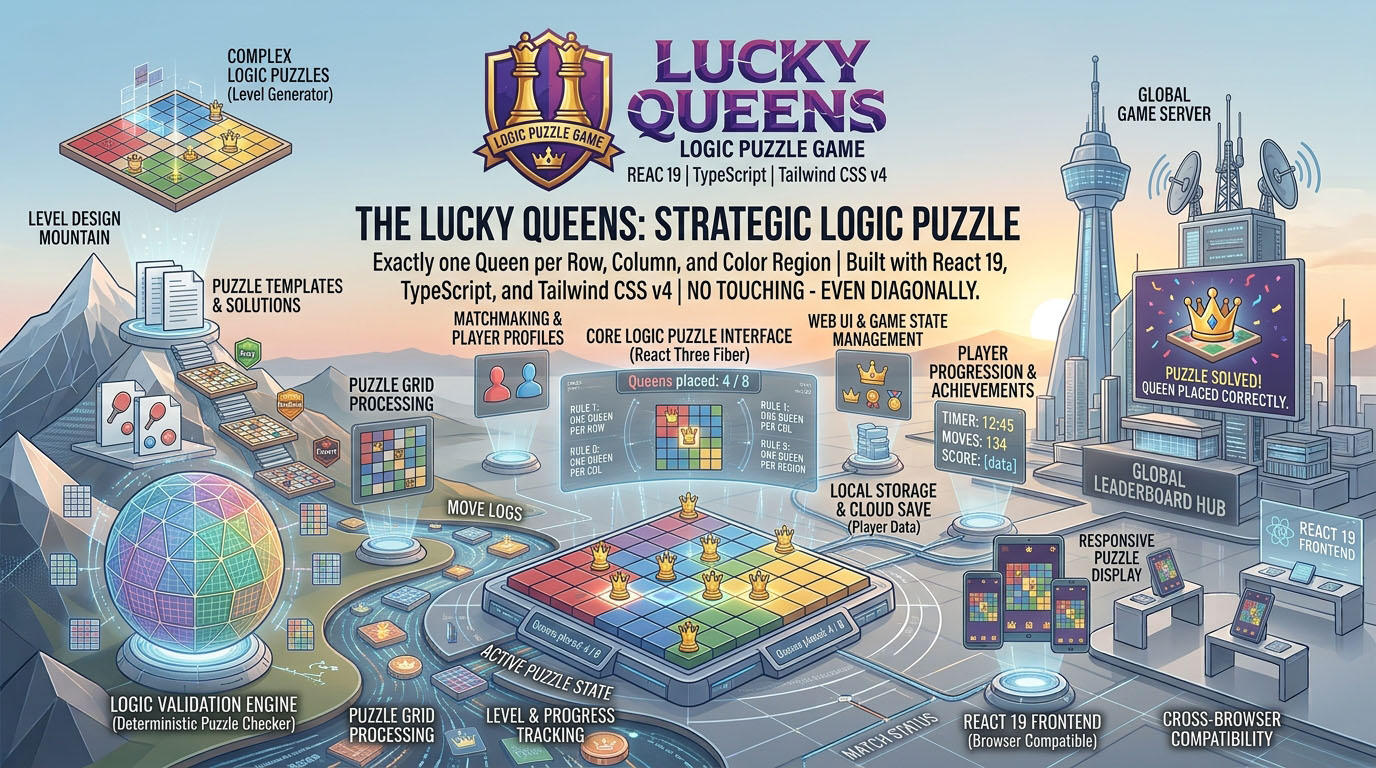 Lucky Queens – Logic Puzzle Game